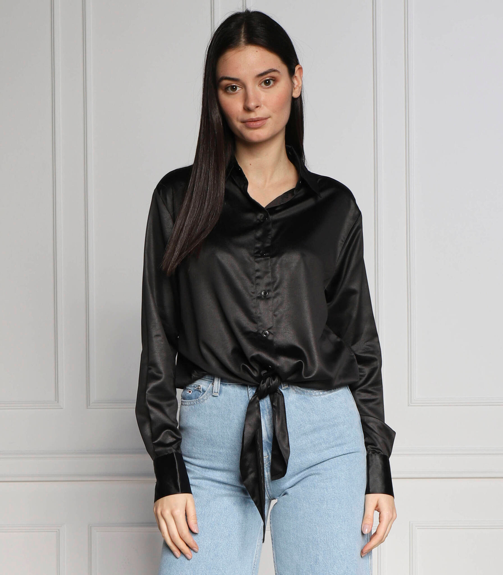 рубашка GUESS - черный(W3RH04 WF520)