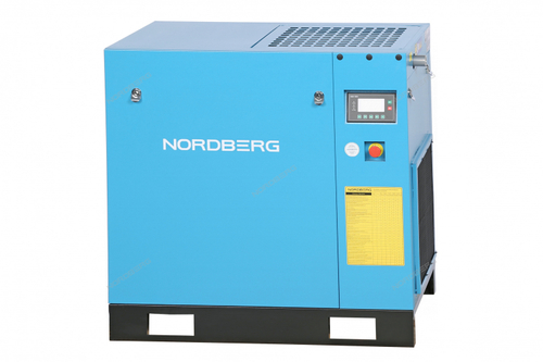 Компрессор винтовой, 15 кВт, 10 бар, 1910 л/мин, IP55, без ресивера NORDBERG NCC20
