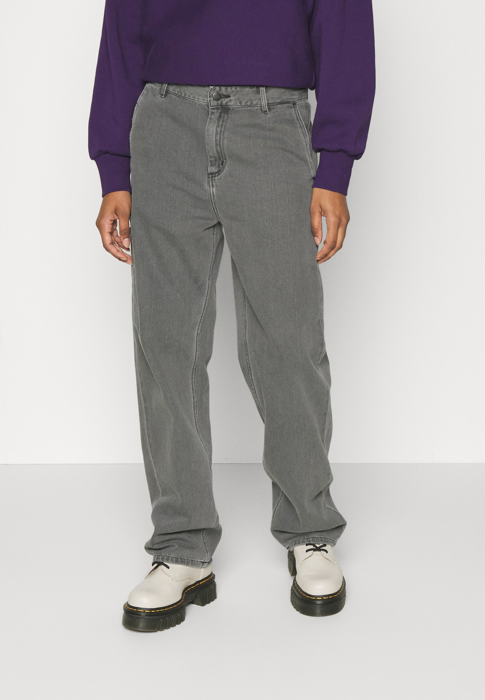 Carhartt WIP PIERCE - Джинсы свободного покроя - Чёрный