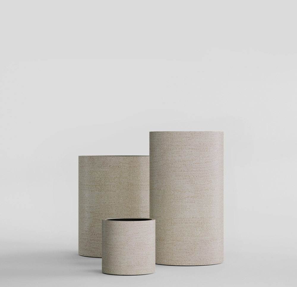 Кашпо, коллекция Surface, форма CYLINDER