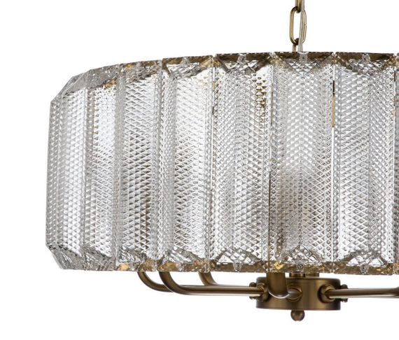 Подвесная люстра Indigo Piroet 12011/8P Brass V000052