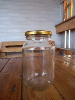 Банка стеклянная 1 литр, 6 штук, крышка 82мм