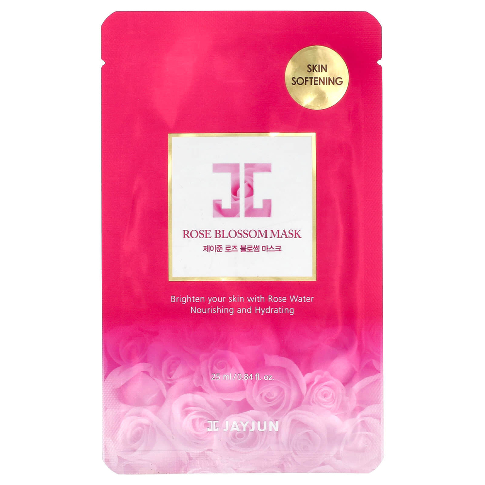 Jayjun Cosmetic, маска с розой, 1 шт., 25 мл (0,84 жидк. унции)