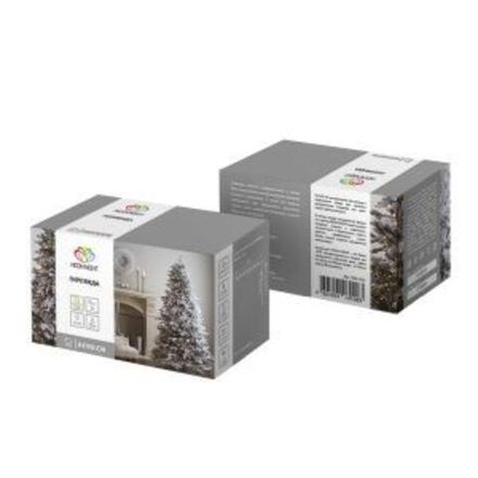 Гирлянда "Твинкл Лайт" 4  м, прозрачный ПВХ, 25 LED, цвет  ТЕПЛЫЙ БЕЛЫЙ