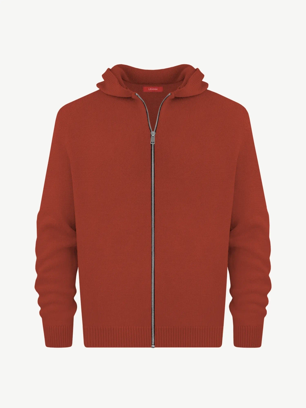 Толстовка на замке из хлопка