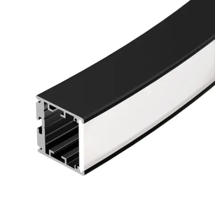 Профиль SL-ARC-3535-D320-W90 BLACK (260мм, дуга 1 из 4) (Arlight, Алюминий) 032678