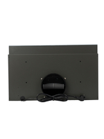 Вытяжка кухонная MACBI Perfa-60G-baf (GREY) серый, D150мм, 1200м3/ч, полновстраиваемая, мотор 230Ватт, стекло 60см, сенсорное управление + управление жестами