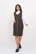 Платье Д 3481 дл/шоколад
