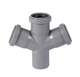 Крестовина одноплоскостная для внутренней канализации Ostendorf HTDA 50 х 50 х 50 х 67°