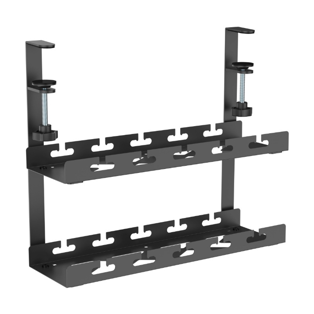 Кабель-канал Cactus CS-CM-400-2BK для столов 40x13.4x34.2см черный