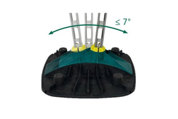 BIS Yeti V Кровельная опора (BUP) 480×480мм с антивибрационным ковриком