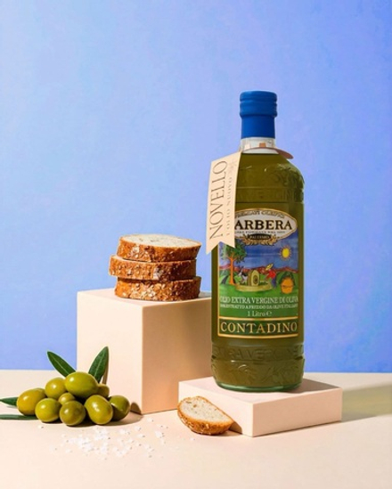 Оливковое масло BARBERA Novello Contadino, 500 мл, Италия, урожая 24/25