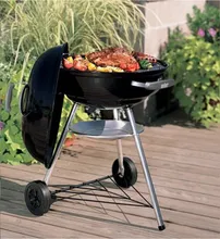 Угольный гриль Weber Compact Kettle, 57 см, чёрный