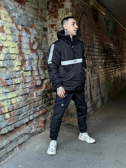 Анорак НПОГП Габберит утепленный Чёрный