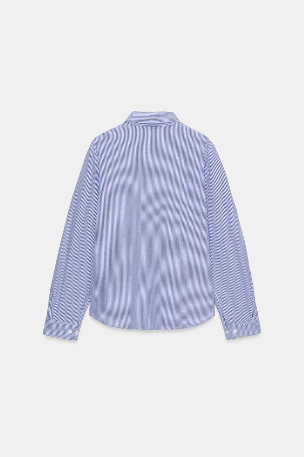 Хлопковая рубашка в полоску - ZARA