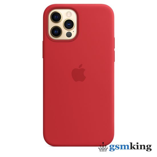 Apple Silicone Case with MagSafe iPhone 12 | 12 Pro Product Red (Красный) MHL63ZM/A