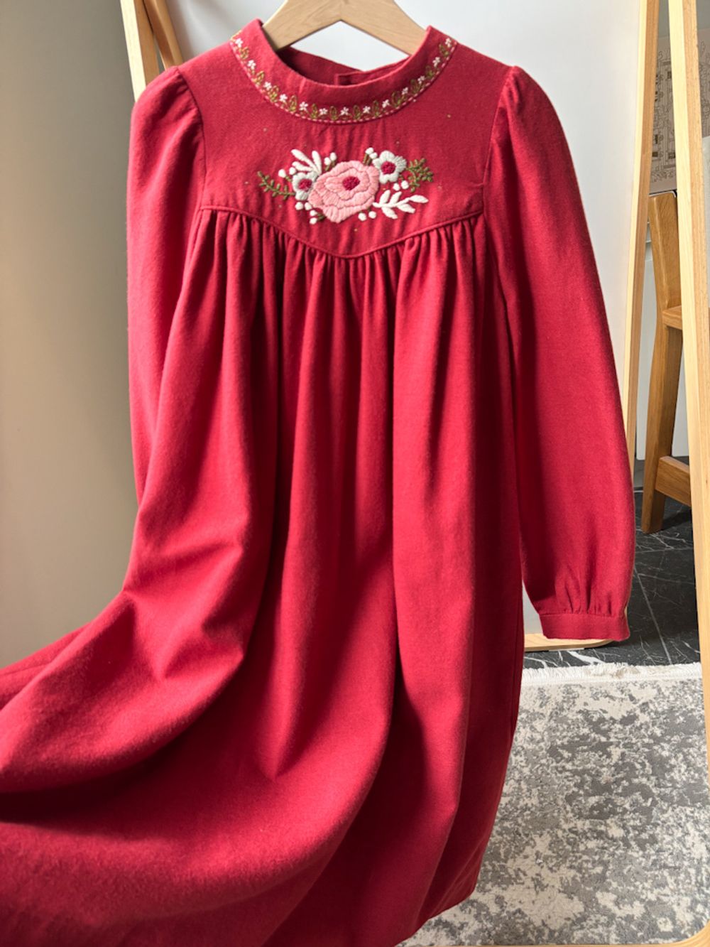 Платье Bonpoint хлопок с шерстью, 140