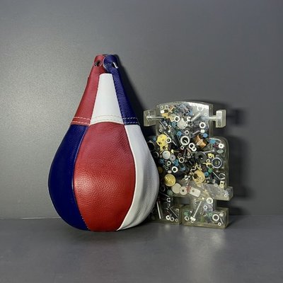 Кожаный цветной чехол для груши силомера Junior