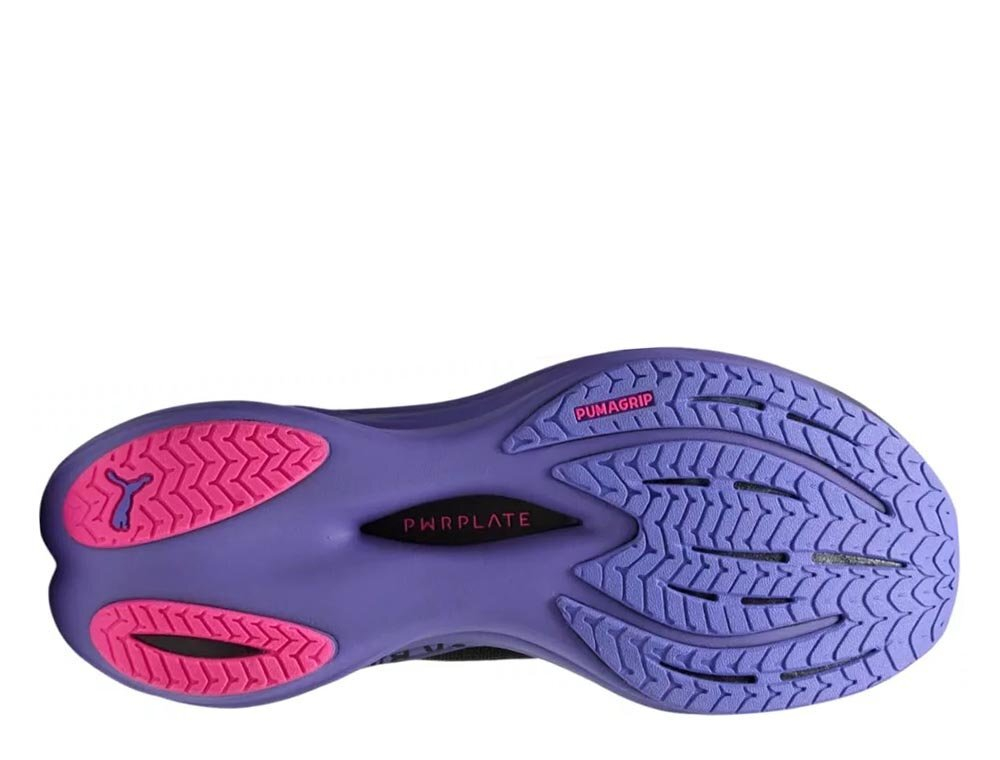 Кроссовки для бега женские Puma Deviate Nitro 3 Digitokyo W Черно-Фиолетовые