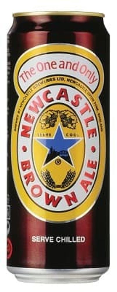 Пиво тёмное Newcastle Brown Ale 0.5 л. - ж/б(24 шт.)