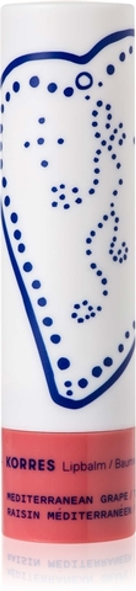 Korres Mediterranean Grape - Тонизирующий бальзам для губ с увлажняющим эффектом, 4,5 g