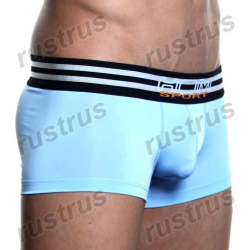 Мужские трусы боксеры голубые HOM