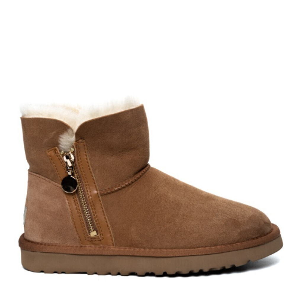 Угги Classic Mini Zipper Chestnut