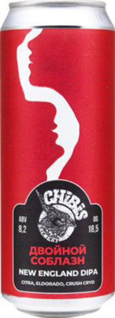 Пиво Чибис Двойной Соблазн / Chibis Dvojnoj Soblazn 0.45 - банка
