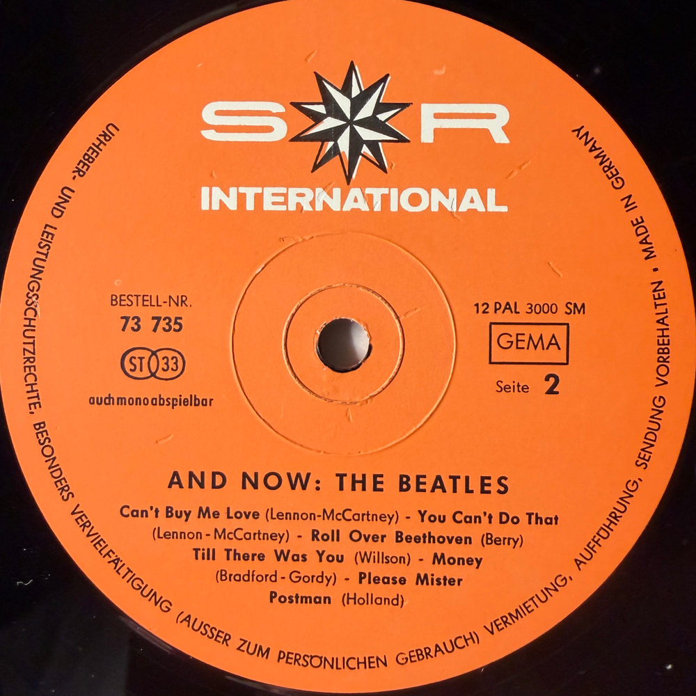 The Beatles ‎– And Now: The Beatles (Германия 1966г.)