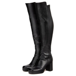 AGL Over the knee Boots 8cm Women"s Black