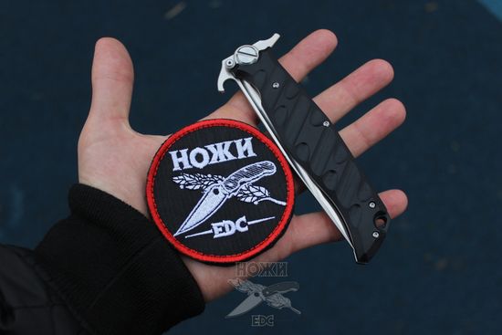 Складной нож НОКС Финка-С 342-100406 (подшипники) c клинком из стали D2, рукоять G10