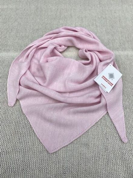 Оренбургский платок-косынка К501-32 пепельная роза