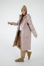 Плащ ko-ko-ko женский непромокаемый пудровый