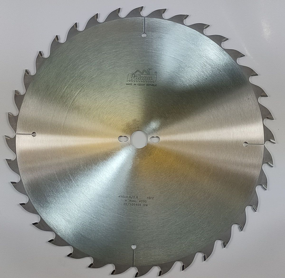 Пила дисковая TCT "Pilana" 450x4.0/2.8x30 z36 80-40 FZ