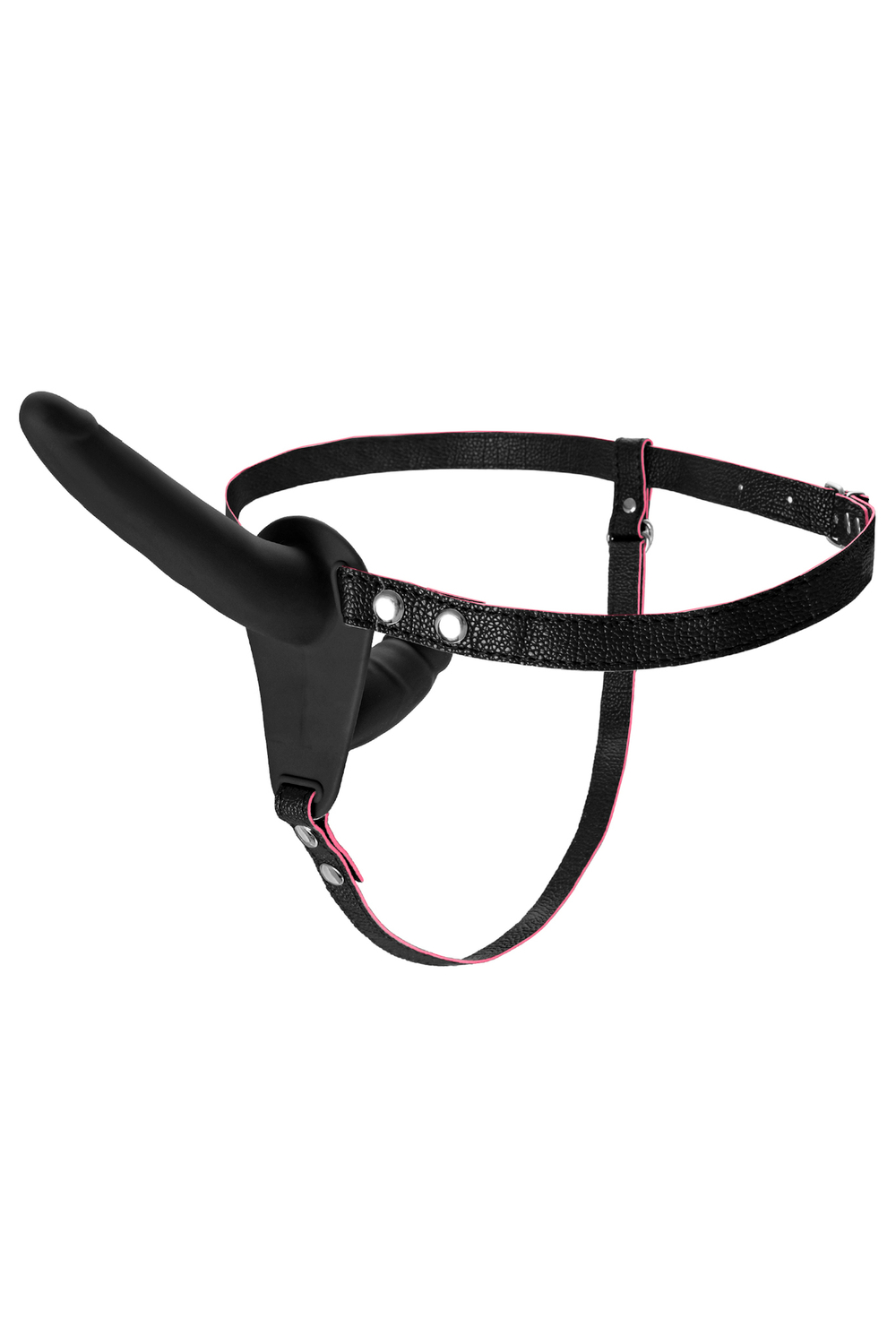 Страпон на креплении Black&Red черный 24 см