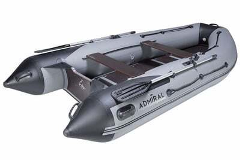 Лодка ПВХ АДМИРАЛ 360 SPORT + 2х-тактный лодочный мотор HDX R SERIES T 9.9 BMS