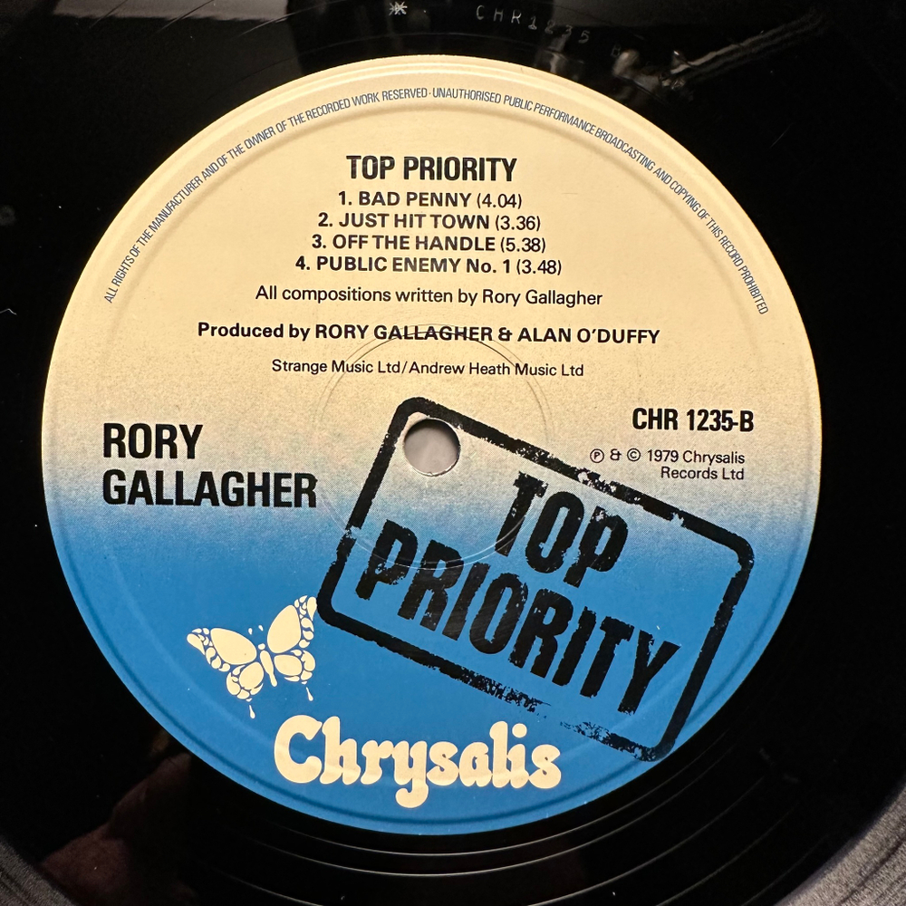 Rory Gallagher - Top Priority (Англия 1979г.)