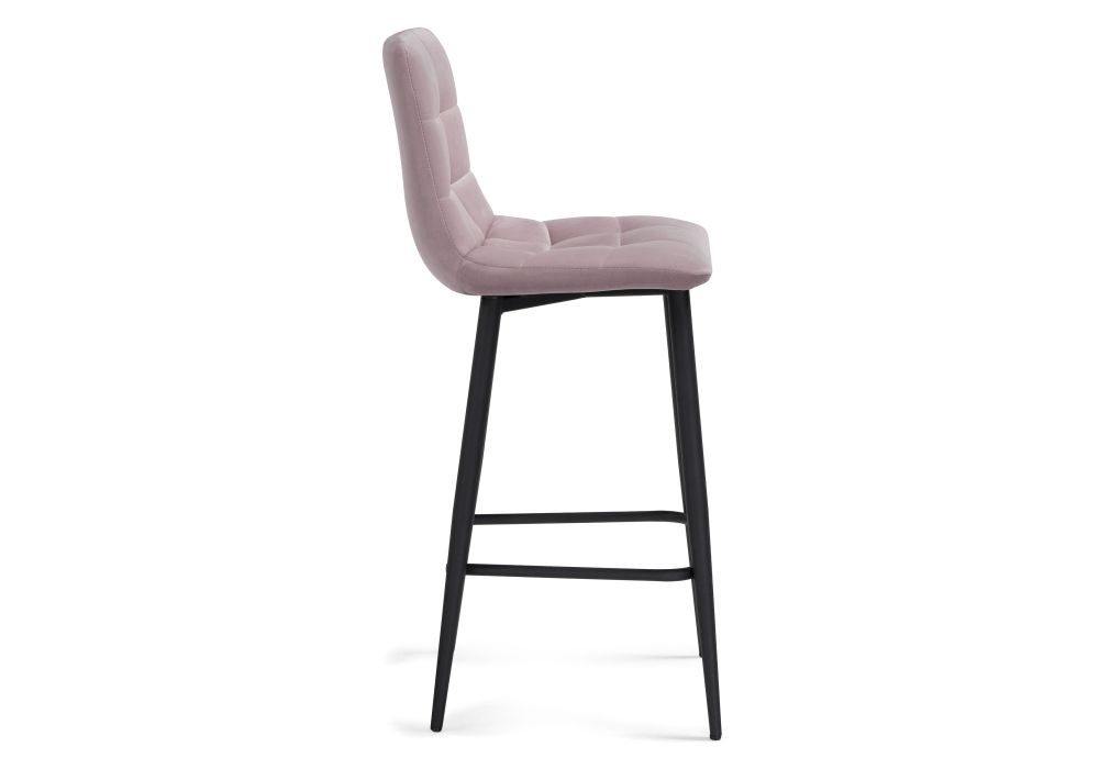 Полубарный стул Чилли К розовый / черный
