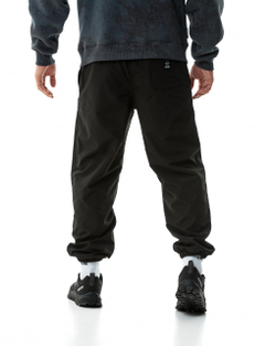 Штаны THE BAD FRIENDS Basic fit WRM черный Ш6 нейлон рипстоп + flecee