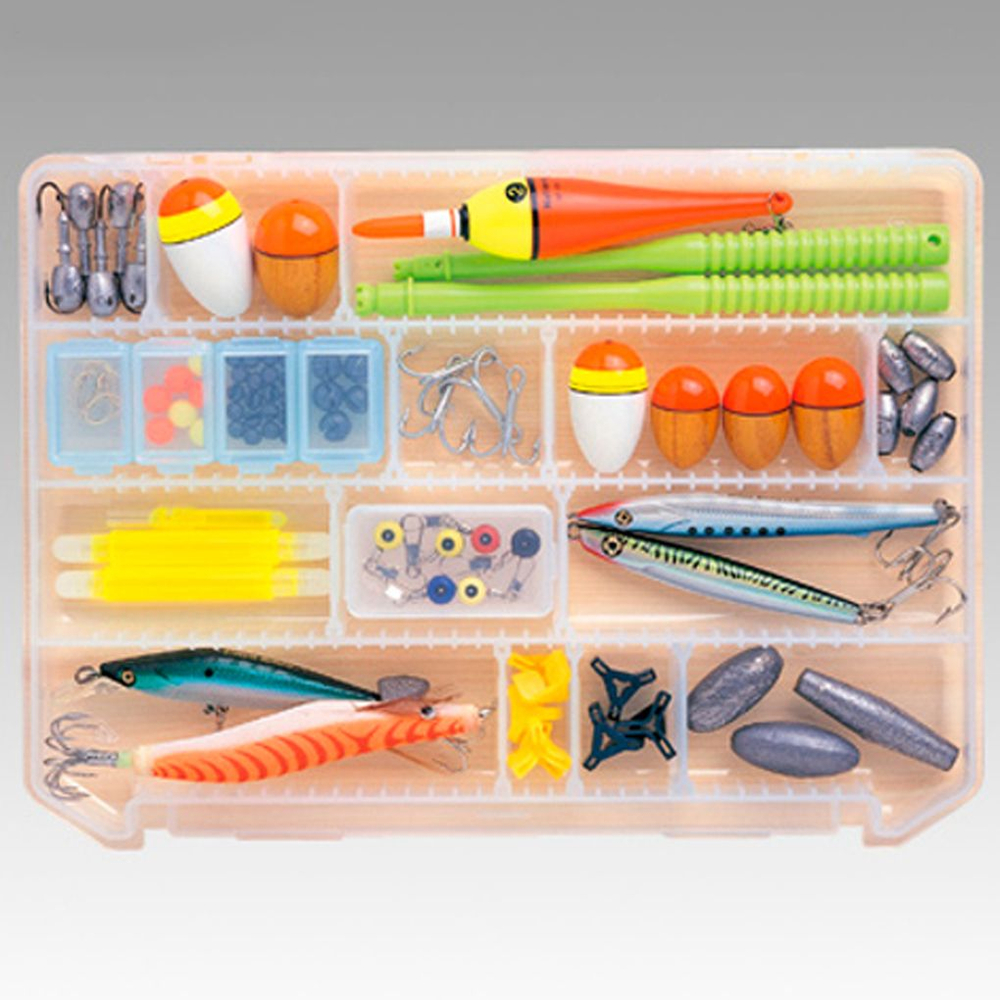 Коробка для рыболовных принадлежностей Meiho Micro Rib System 1200NS Clear