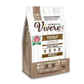 Сухой корм Vivere Buffalo mini dog вкус буфало для взрослых собак мелких пород