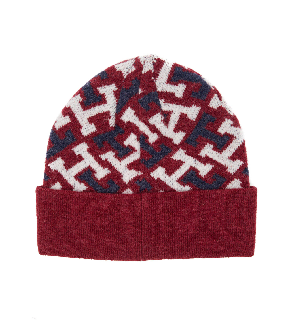 шапка iconic Tommy Hilfiger - бордовый(AW0AW14271)