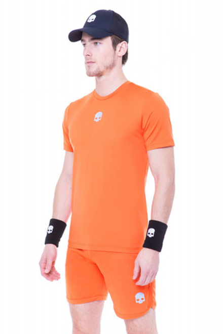 Мужская теннисная футболка Hydrogen Tech Tee - Оранжевый