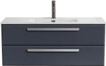 Тумба с раковиной Cezares ECO-CER-N 120 ECO-CER-N-1200-2C-SO-GR-P графит