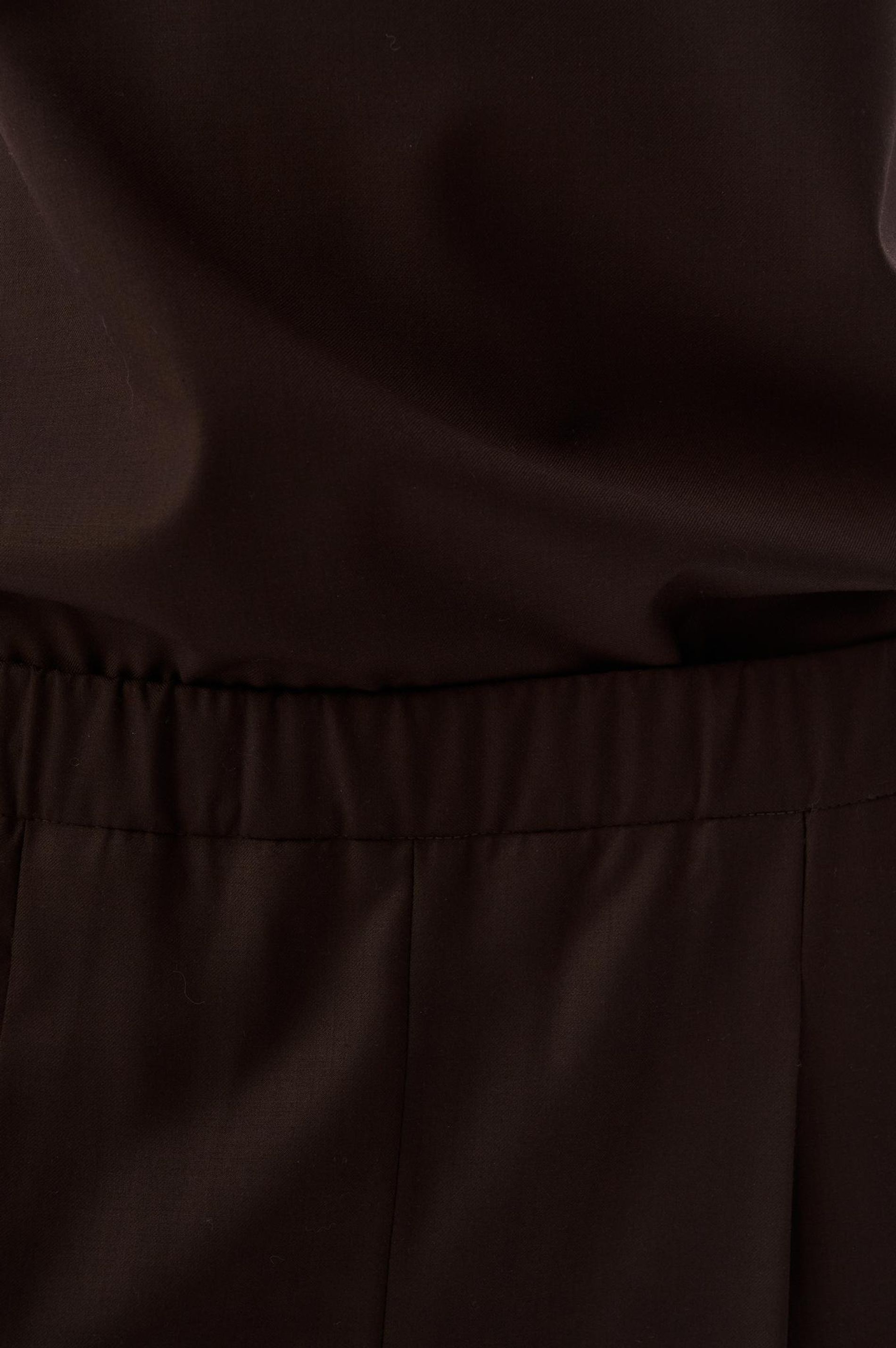 Брюки на резинке brown