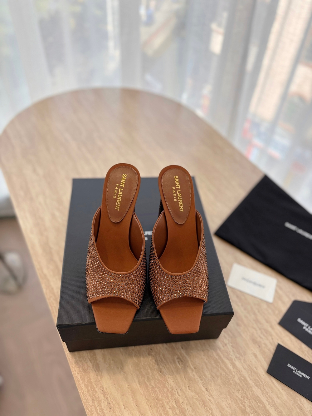 Saint Laurent Mules