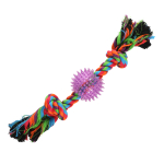 Игрушка для собак "Веревка, 2 узла и мяч", d65/310мм, Triol