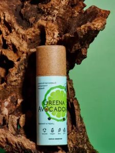 Дезодорант-стик мужской магниевый Бергамот и Перец Greena Avocadova, 10 г