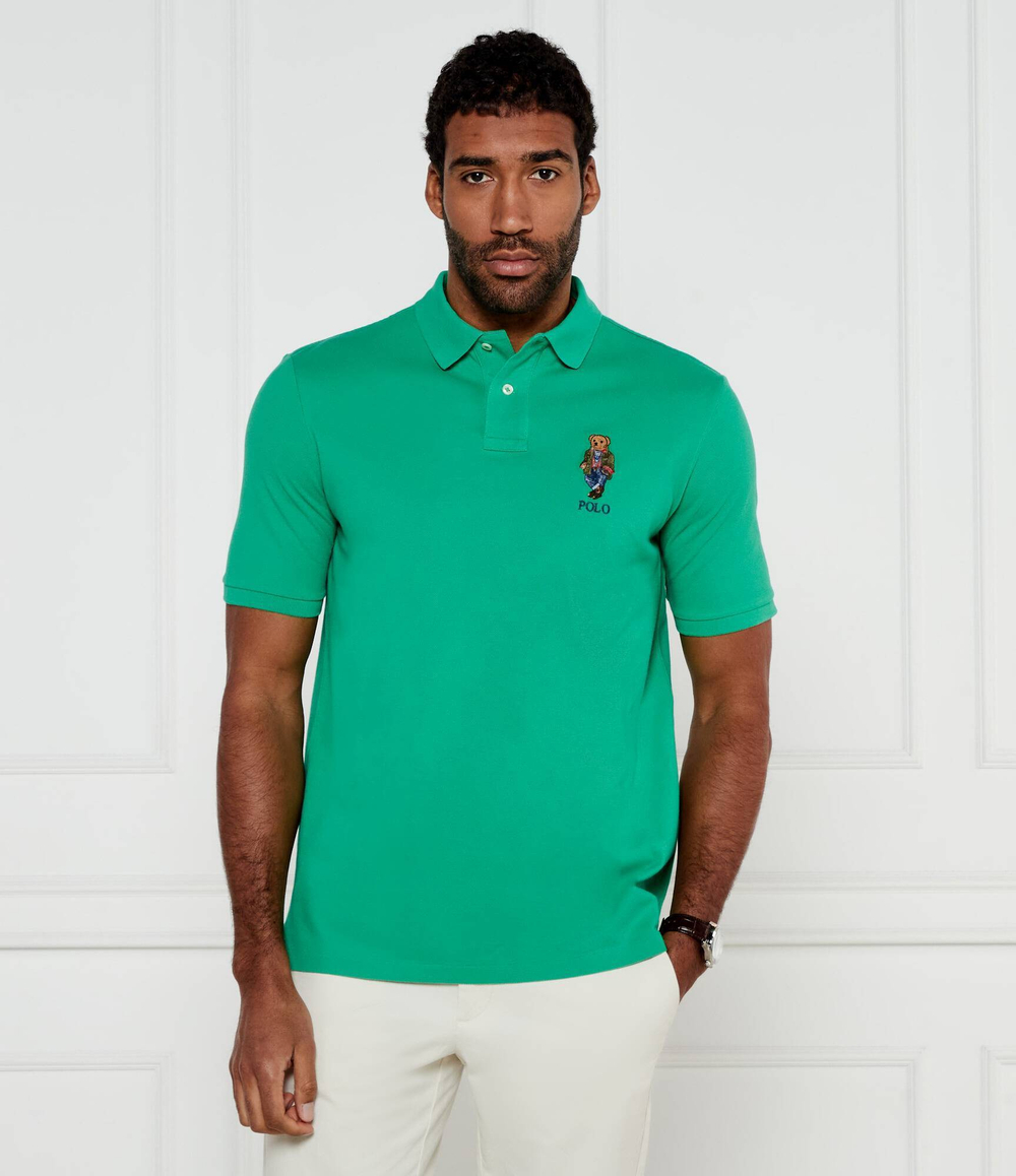 Поло POLO RALPH LAUREN - зеленый(710854495)