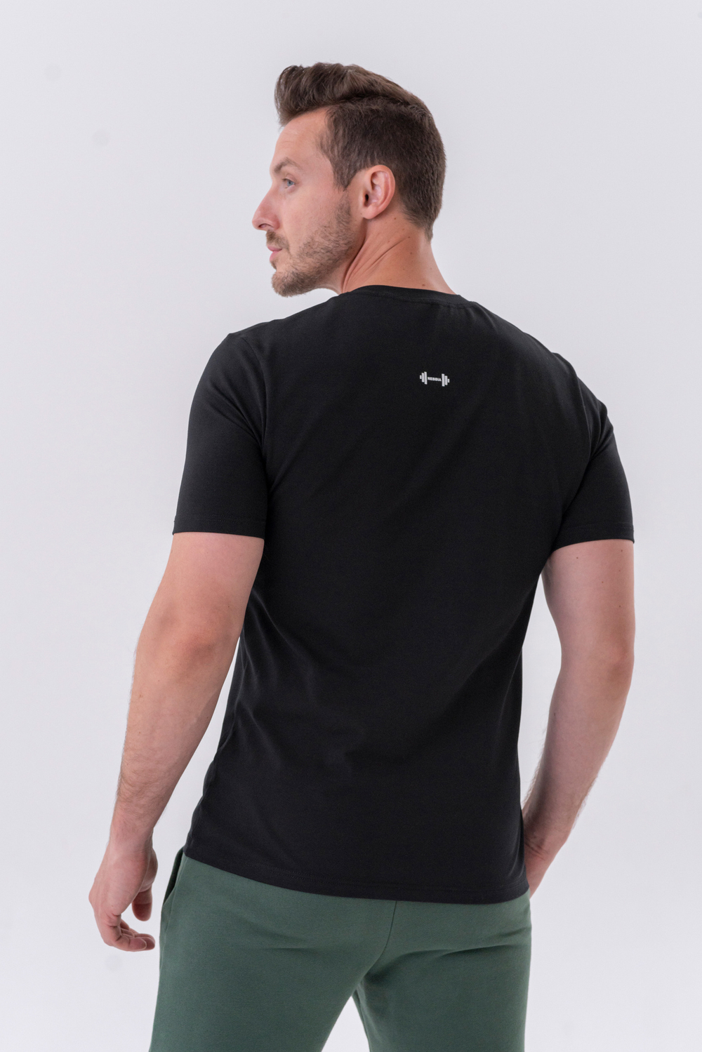 Мужская футболка Nebbia Classic T-shirt “Reset” 327 Black